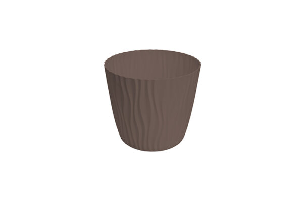 Flower pot SAHARA 30cm moka